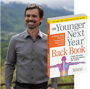 Dr. Jeremy James and his Younger Next Year Back Book fitforever online personalized fitness programs