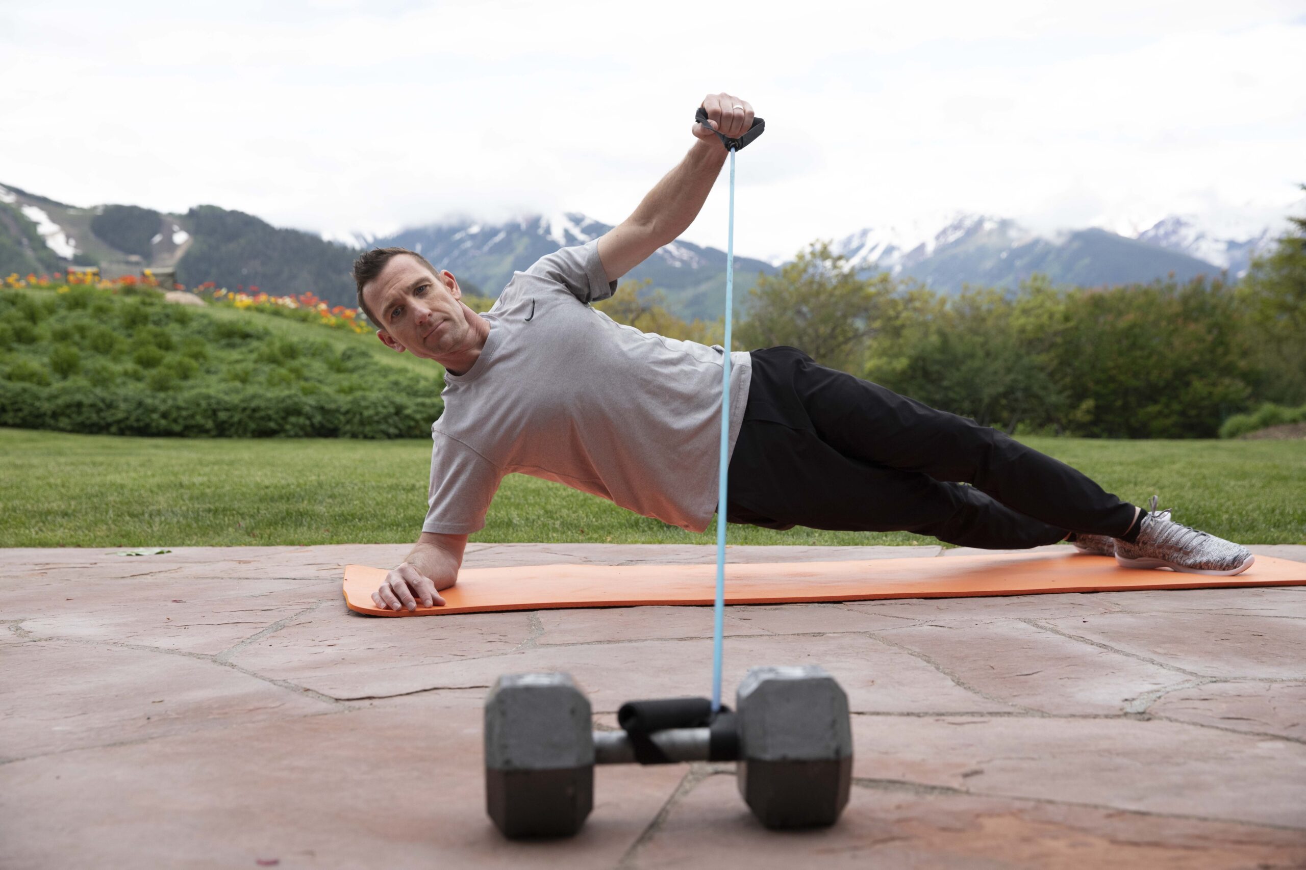 Side Plank with Tube